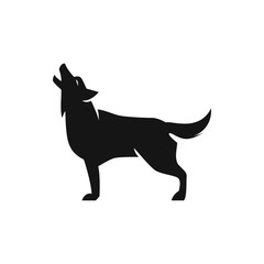 wolf icon illustration