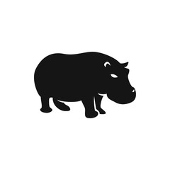hippopotamus icon illustration