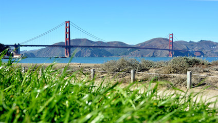 Amazing Views of Golden Gate Bridge of San Francisco, California