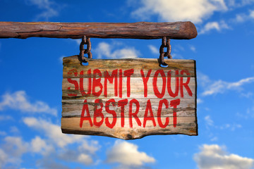 Submit your abstract