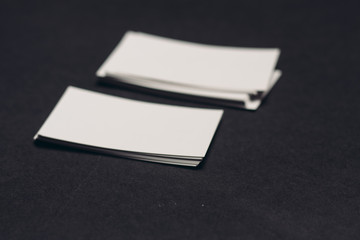 business cards, pack, light paper, work