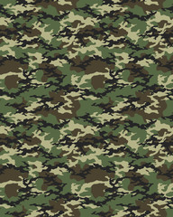 Fashionable camouflage pattern, military print .Seamless illustration
