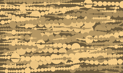 wallpaper with circles motive in cofee with milk colours