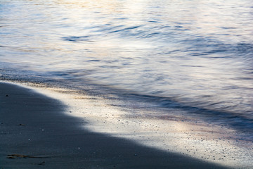 silhouette of the sea