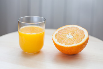 Fresh orange juice, home made
