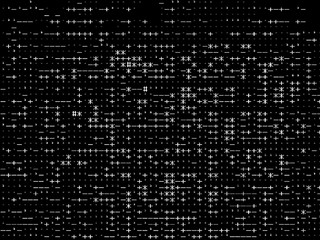 Obraz premium Horizontal black and white computer symbols texture background