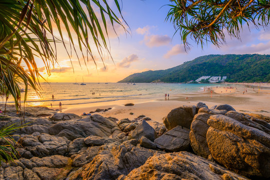Landscape of Phuket View Point at Nai Harn Beach