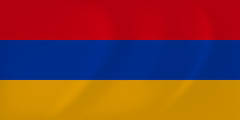 Armenia waving flag