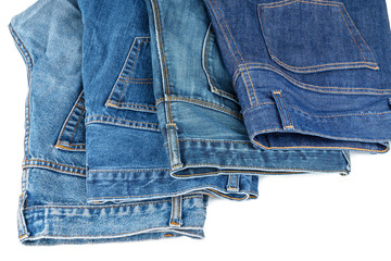 Back pockets of many jeans