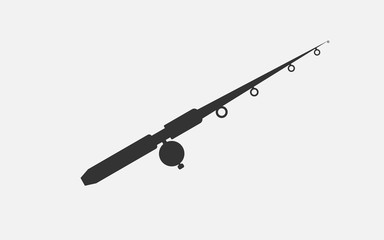Fishing rod icon Vector.