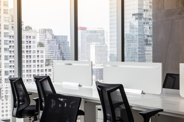 Modern office with open space to work