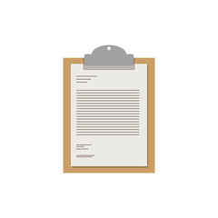 table notepad with sheets and text vector illustration