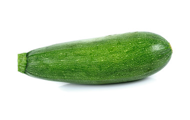 Fresh zucchini isolated on white