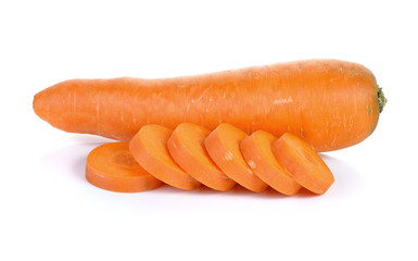 carrots isolated on a white background