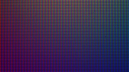 Closeup LED diode from LED TV or LED monitor screen display pane