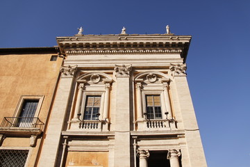 Obraz premium Immeuble ancien à Rome, Italie