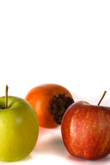 isolated apple on a white background