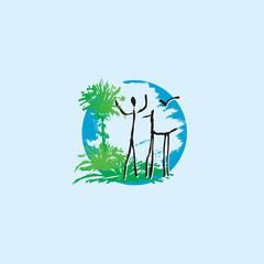Nature logo icon