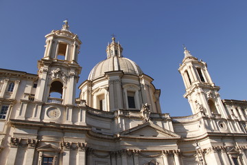 Fototapeta na wymiar Eglise de la Place Navone à Rome, Italie