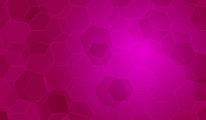 abstract light purple, dark purple color hexagon background. vec