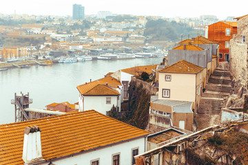 old town of Porto and river, Portugal, Europe