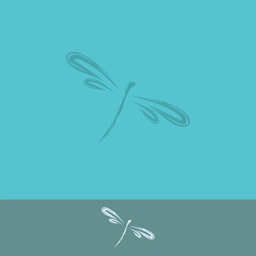 dragonfly icon logo