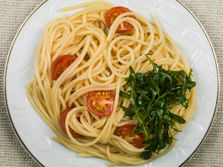 Spaghetti with Cherry Tomatoes