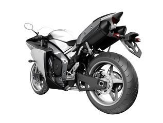 Modern bike rendering isolated