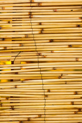 front view of cane dry, as a background