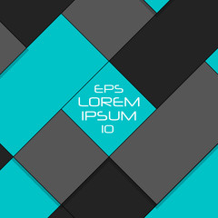 Abstract colorful background with square frames. Vector illustration.