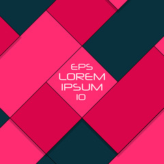 Abstract colorful background with square frames. Vector illustration.