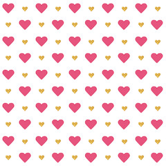 Vector Valentines day seamless pattern