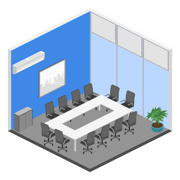 Business meeting in an office