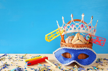 Purim celebration concept (jewish carnival holiday)