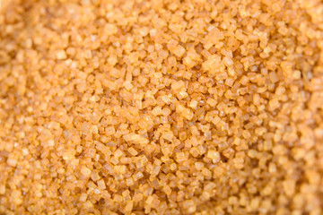 Macro Of Brown Sugar Crystals