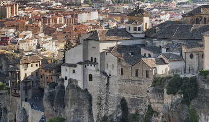 Fototapeta na wymiar Cuenca (Spain), casas colgadas