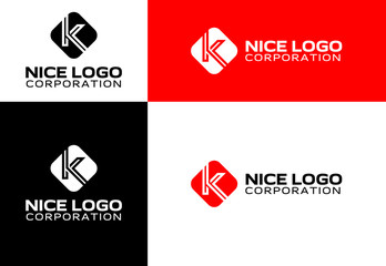 logo with the letter K, universal logotype for your business