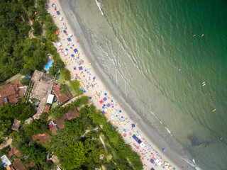 Top View of Barra do Sahy, Sao Sebastiao, Sao Paulo, Brazil