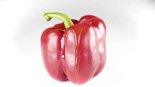 Red papper paprika olive oil