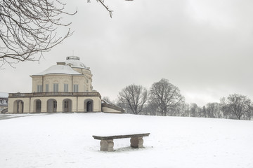 Schloss Solitude Stuttgart im Winter