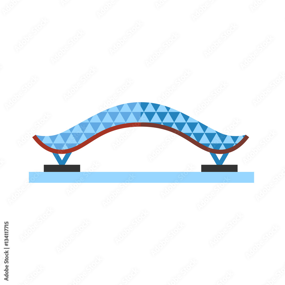 Wall mural Peace Bridge vector icon