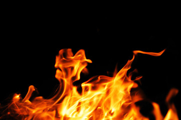 Fototapeta na wymiar fire flame