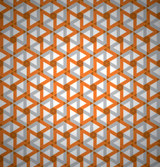 Geometrical background, abstraction wallpaper, transparent volume cubes, 3d vector texture