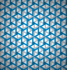 Geometrical background, abstraction wallpaper, transparent volume cubes, 3d vector texture
