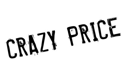 Crazy Price rubber stamp. Grunge design with dust scratches. Effects can be easily removed for a clean, crisp look. Color is easily changed.