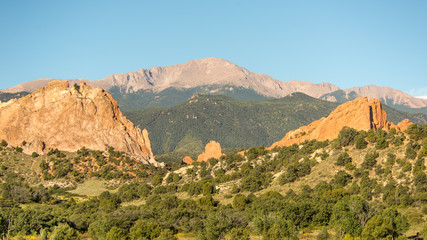 Pikes Peak, South Gateway, North Gateway, Kissing Camels, Tower