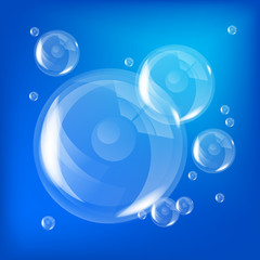 Bubbles vector illustration
