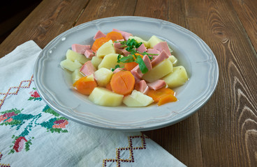 Finnish sausage soup