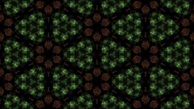 Kaleidoscopic vj seamless loop