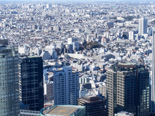 都市風景　新宿高層ビル
